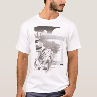 Sci-Fi T-shirt dat het universum doorkruist 02 D F