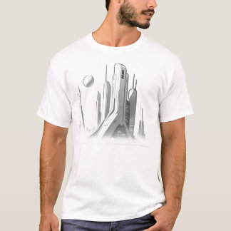 Sci-Fi T-shirt dat het universum doorkruist 03 C F