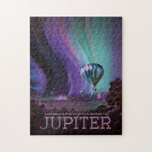 Sci-Fi Travel Ad, planeet Jupiter Legpuzzel