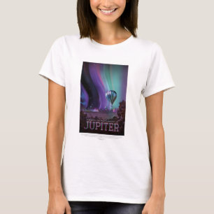 Sci-Fi Travel Ad, planeet Jupiter T-shirt