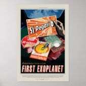 Sci-Fi Travel Ad, Planet 51 Pegasi B Poster (Voorkant)
