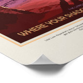Sci-Fi Travel Ad, Planet Kepler 16b Poster (Hoek)