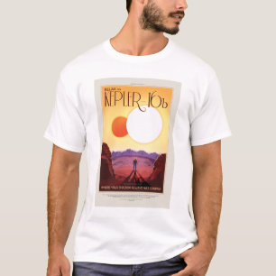 Sci-Fi Travel Ad, Planet Kepler-16b T-shirt