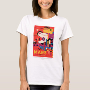 Sci-Fi Travel en Planet Mars T-shirt