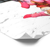 Sci Fi Vrouw Cyborg Poster (Hoek)