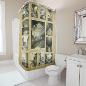 Sci Fi Wereldoorlog Douchegordijn (In situ)