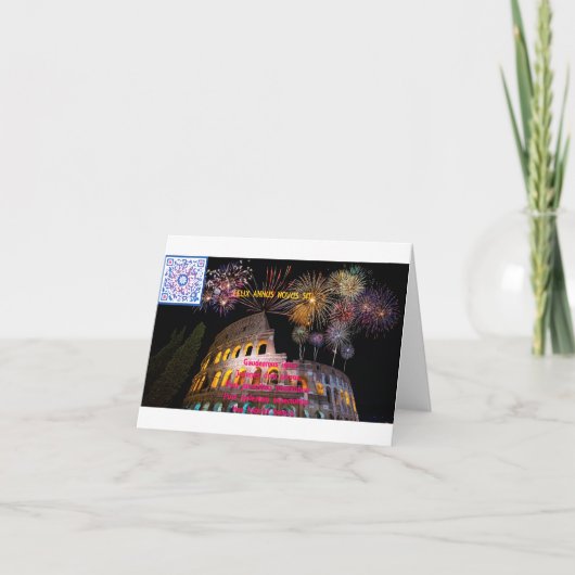 Scida ad Annum Novum Felicem Bedankkaart (Voorkant)