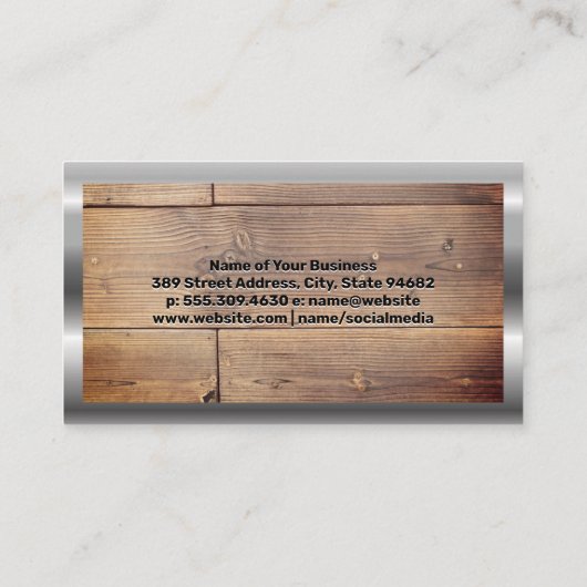 scie | Cartes en bois | Carpentier | Construction (Dos)