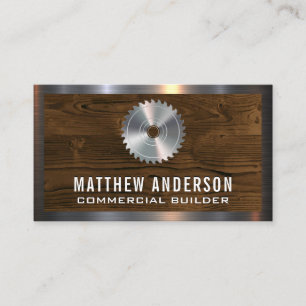 Scie métallique   Cartes en bois et garniture méta