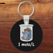 Science & Technology Funny Chemistry 1 Mole L Sleutelhanger (Voorkant)
