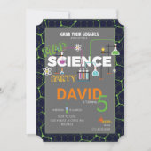 SCIENCE Anniversaire Invitation (Devant)