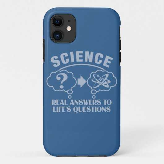 Science Answers aangepaste iPhone case (Achterkant)