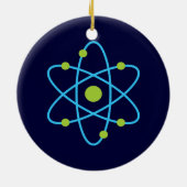 Science Atom Keramisch Ornament (Achterkant)