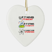 Science BIOLOGY CHEMISTRY PHYSICS Keramisch Ornament (Rechts)