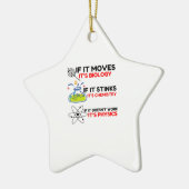 Science BIOLOGY CHEMISTRY PHYSICS Keramisch Ornament (Links)