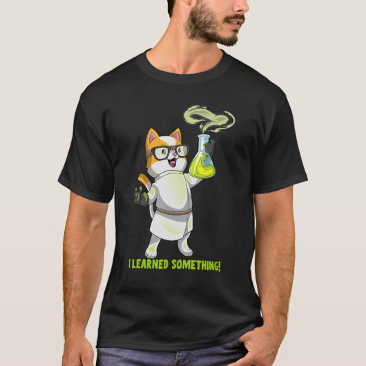 Science Cat Chemistry Cute Cation Pawsitive Elemen T-shirt (Voorkant)
