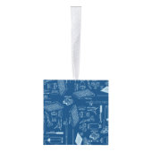 Science Chemistry Lab Kubus Ornament (Rechts)