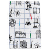 Science Chemistry Scientist Pattern Medium Cadeauzakje (Voorkant)
