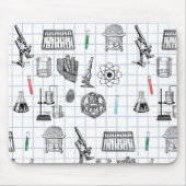 Science Chemistry Scientist Pattern Muismat (Voorkant)