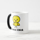 Science Chick Magische Mok (Voorkant links)