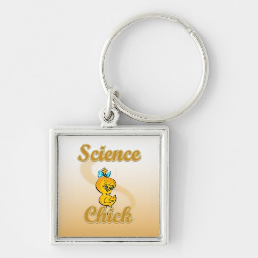 Science Chick Sleutelhanger (Voorkant)