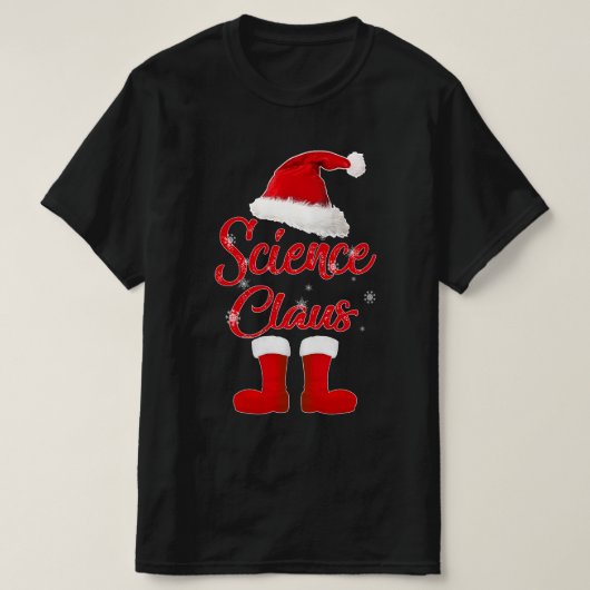 science claus t-shirt (Design voorkant)