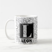 Science Custom Monogram - Letter L Coffee Mok (Links)