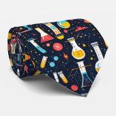 Science Custom Necktie Stropdas (Opgerold)
