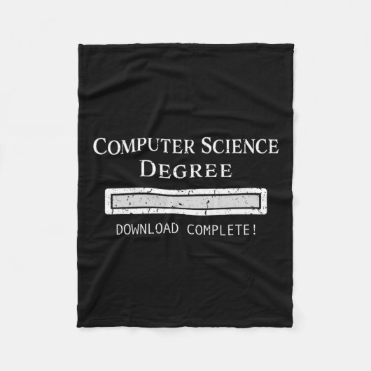 Science Degree Afstuderen Fleece Deken (Voorkant)