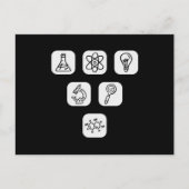 Science Elements Items Briefkaart (Voorkant)