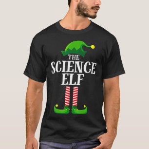Science Elf Matching Family Kerstmis T-shirt