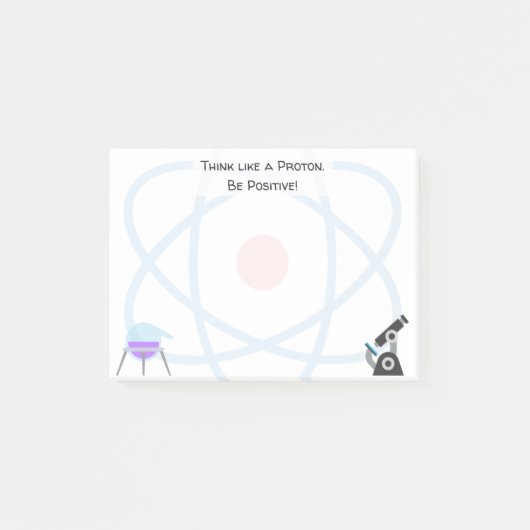 Science Emojis | Aangepaste tekst Post-it® Notes (Voorkant)