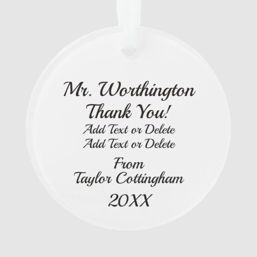 Science - Enseignant - Ornement (dos)