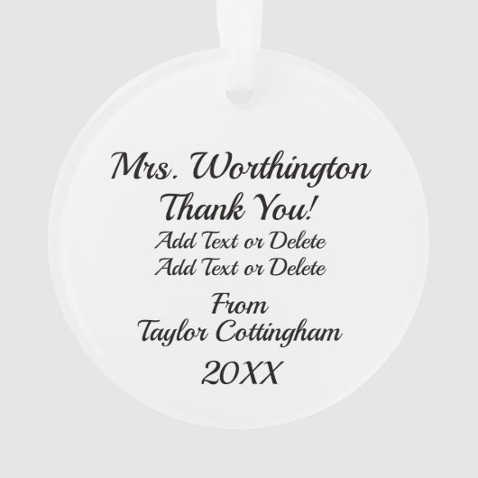 Science - Enseignant - Ornement (dos)