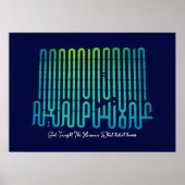 Science et connaissances | Poster des mots arabes (Devant)