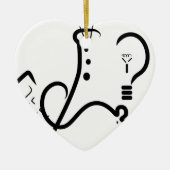 Science Fair Logo Keramisch Ornament (Voorkant)