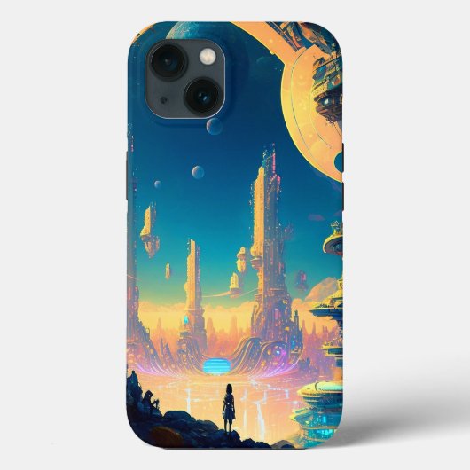 Science Fiction Futuristic City Hoesje-Mate iPhone Case-Mate iPhone Case (Achterkant)