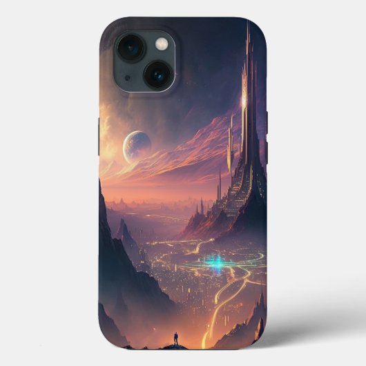 Science Fiction Futuristic City Hoesje-Mate iPhone Case-Mate iPhone Case (Achterkant)