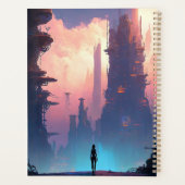 Science Fiction Futuristic City Planner (Achterkant)