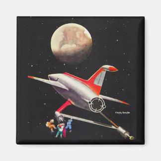 Science Fiction Galaxy Ruimteschip Astronauten Magneet