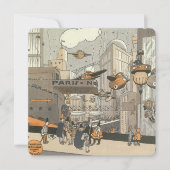 Science Fiction, Paris, France Invitation Kaart (Voorkant)