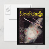Science Fiction Plus 1953-10_Pulp Art Briefkaart (Voorkant / Achterkant)