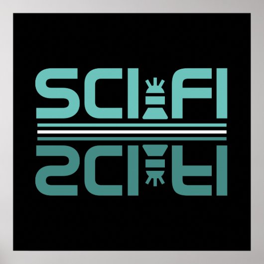 Science Fiction Robot Poster (Voorkant)