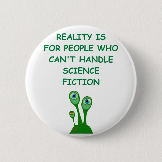 science fiction ronde button 5,7 cm (Voorkant)