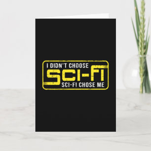 Science Fiction Space Ufo Sci-Fi Alien Funny Gift Kaart