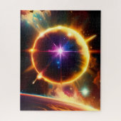 Science Fiction Sphere Bursts in Planetary Event Legpuzzel (Verticaal)