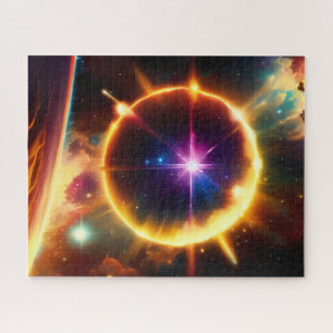 Science Fiction Sphere Bursts in Planetary Event Legpuzzel