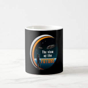 Science Fiction Ufo Space Alien Sci-Fi Funny Gift Koffiemok