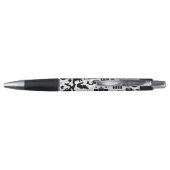 Science for Scientist Pattern (zwart-wit) Pen (Achterkant)