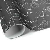 Science Formula Blackboard Wrapping Paper Cadeaupapier (Rol Hoek)